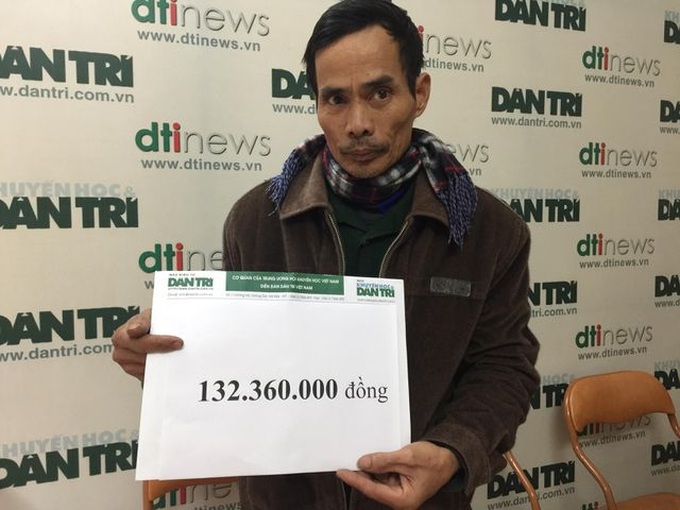 VND132m donated to single mother - 1 VND132m donated to single mother - 1