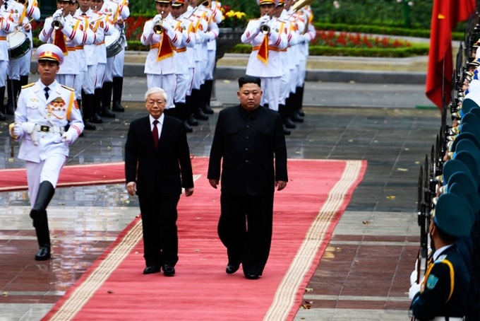 Top Vietnamese leader welcomes, holds talks with North Korean leader - 3 Top Vietnamese leader welcomes, holds talks with North Korean leader - 3