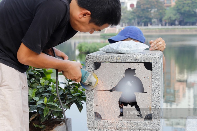 Work quickened on Hanoi pedestrian street - 9