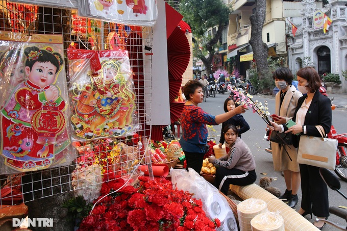 Hanoi flower market ahead of Tet - 6