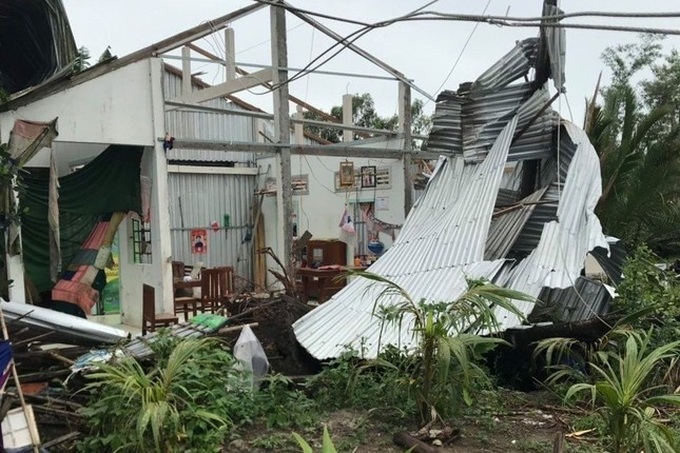 Houses damaged as storm hits Kien Giang - 2 Houses damaged as storm hits Kien Giang - 2