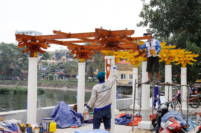 Work quickened on Hanoi pedestrian street - 4