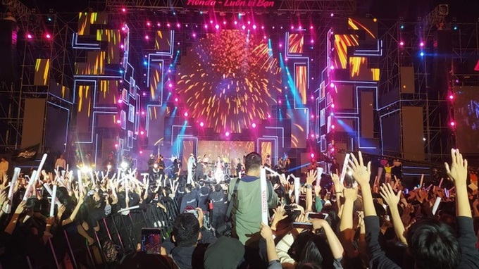 Firework lit up on New Year's Eve - 11 Firework lit up on New Year's Eve - 11