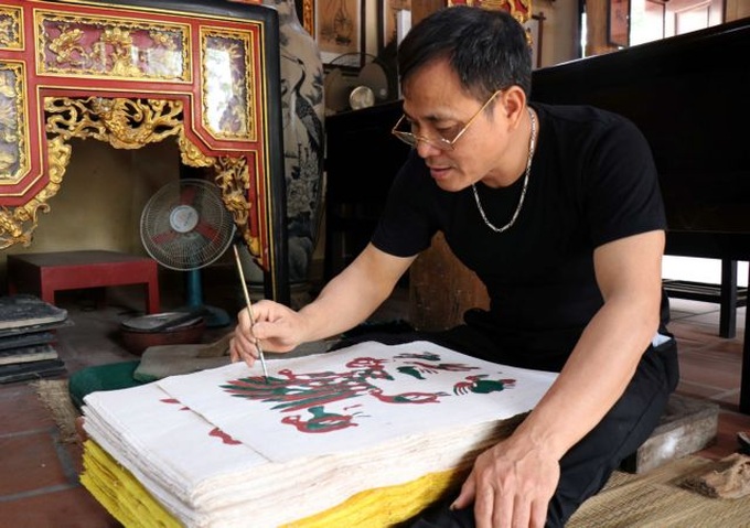 Dossier on Đông Hồ folk painting completed to seek urgent protection - 1