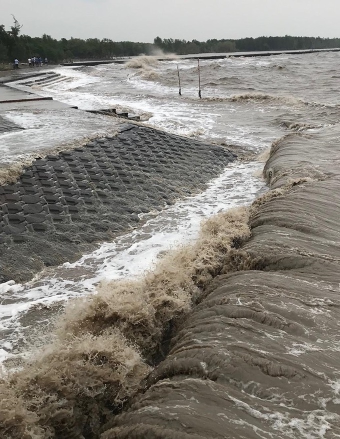 Ca Mau continues struggling with dyke erosion - 2
