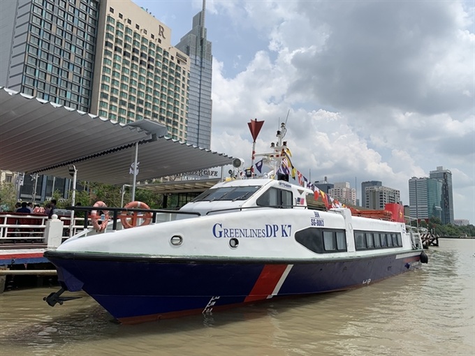 High-speed boat service between HCM City, Bình Dương launched - 1 High-speed boat service between HCM City, Bình Dương launched - 1