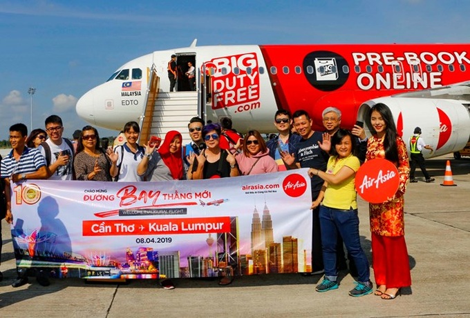 AirAsia opens Can Tho - Kuala Lumpur flights - 1 AirAsia opens Can Tho - Kuala Lumpur flights - 1