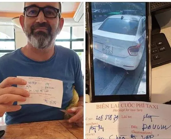 Hanoi taxi driver fined for ripping off foreign passenger - 1 Hanoi taxi driver fined for ripping off foreign passenger - 1