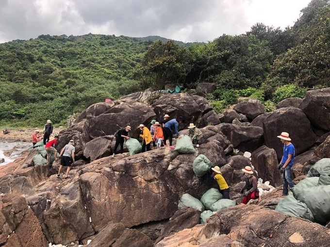 Young people clean up Son Tra Peninsula - 3 Young people clean up Son Tra Peninsula - 3