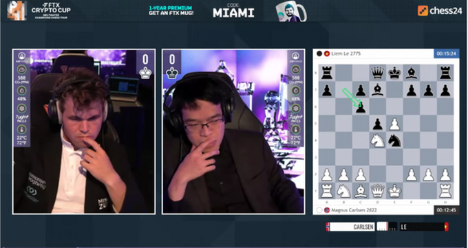 Chess King Carlsen beats Quang Liem at FTX Crypto Cup - 1