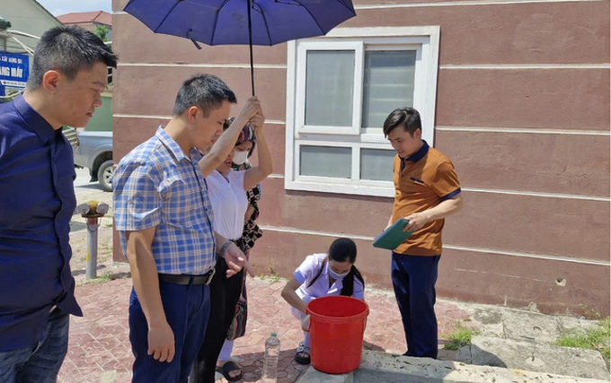 Contaminated water suspected of causing health problems for Nghe An residents - 2 Contaminated water suspected of causing health problems for Nghe An residents - 2