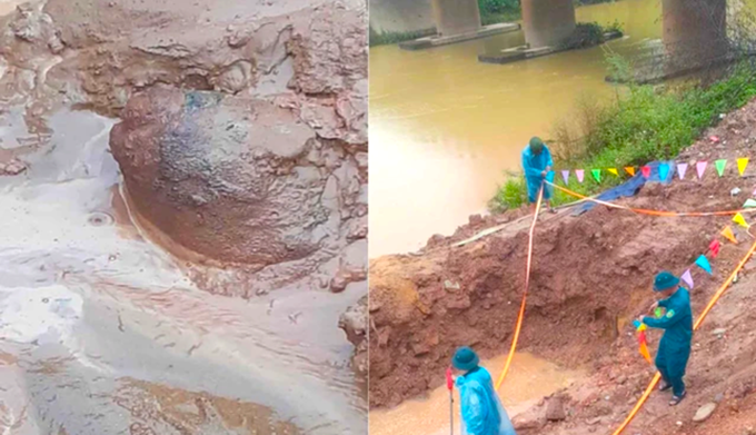 500-kg bomb found by Ha Tinh River - 1