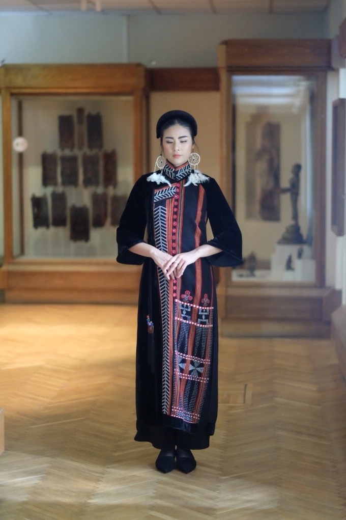Vietnamese ao dai collection shines in Russia - 3