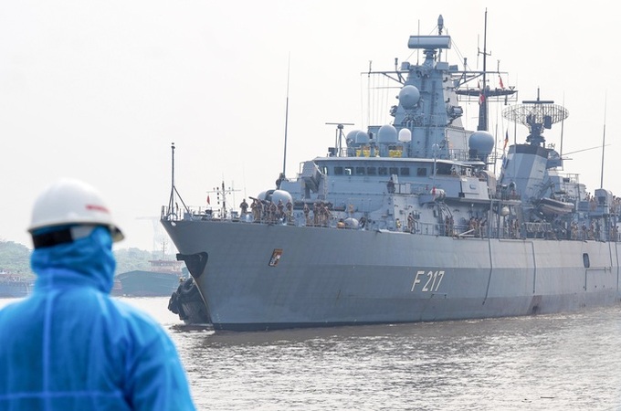 German frigate docks at Ho Chi Minh City port - 2