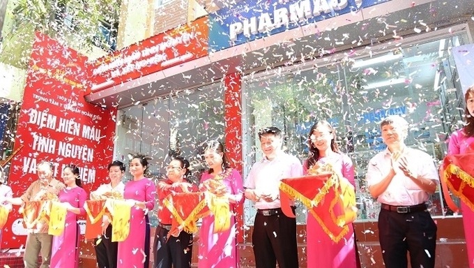 First permanent blood donation site opens in Hanoi - 1 First permanent blood donation site opens in Hanoi - 1