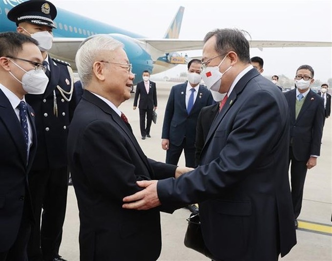 Party leader arrives in Beijing, starting China visit - 1 Party leader arrives in Beijing, starting China visit - 1