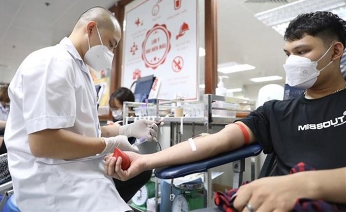 Blood donation festival underway in Hanoi - 1