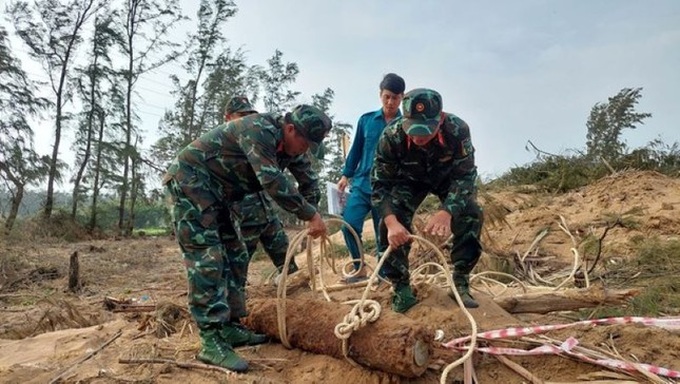 150-kilo bomb found at Tra Vinh construction site - 1