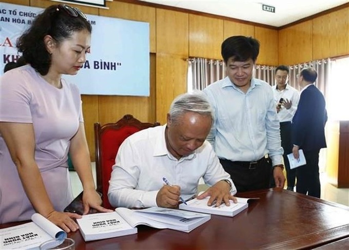 Book on peace aspiration launched - 1