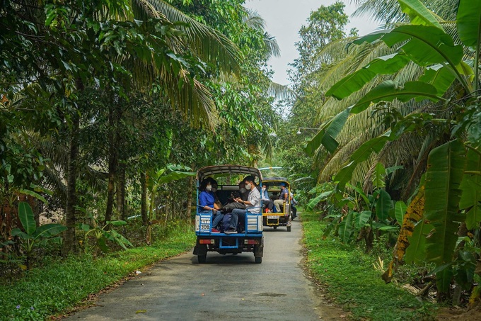 Foreign press and embassy staff enjoy ecological tour in Ben Tre - 11