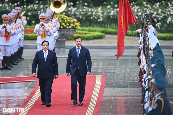 Cambodian PM Hun Manet welcomed on first Vietnam visit - 2 Cambodian PM Hun Manet welcomed on first Vietnam visit - 2