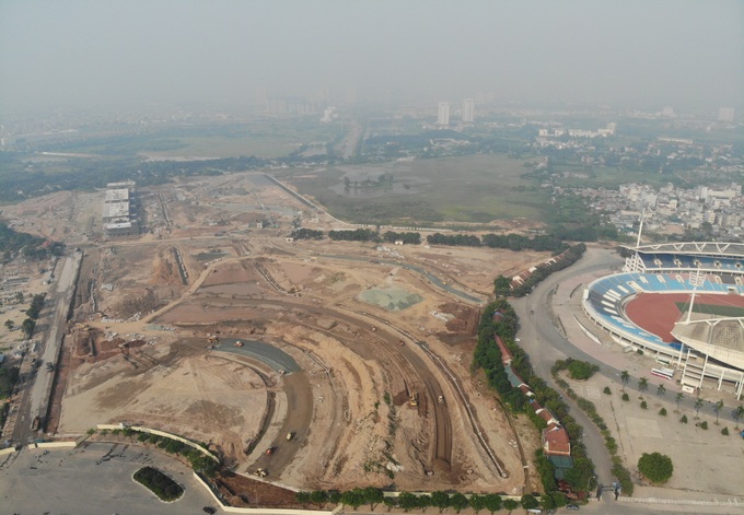 Hanoi hastens F1 racetrack construction - 2 Hanoi hastens F1 racetrack construction - 2