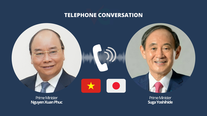 PM Phuc holds talks with Japanese counterpart Suga Yoshihide - 1 PM Phuc holds talks with Japanese counterpart Suga Yoshihide - 1