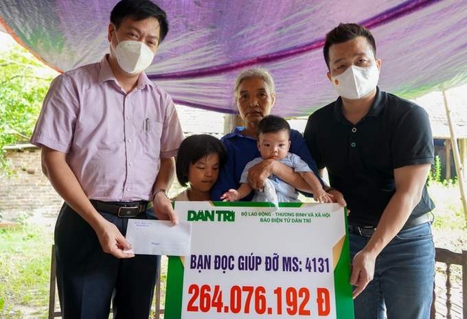 Dantri/DTiNews readers support little children in Thai Nguyen - 1 Dantri/DTiNews readers support little children in Thai Nguyen - 1