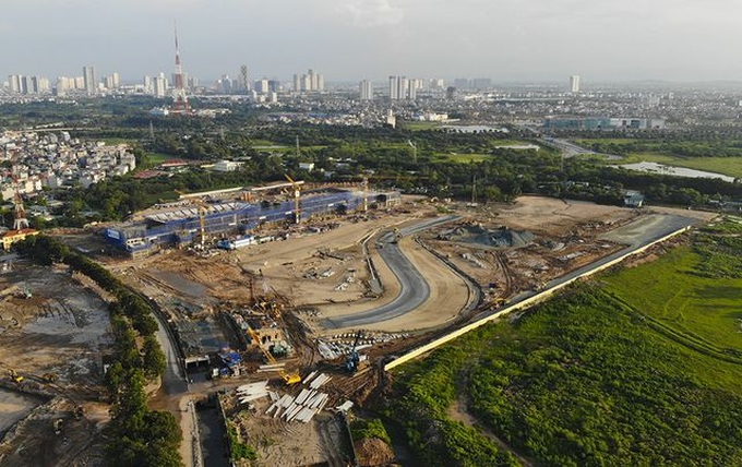 Construction on Hanoi F1 racetrack underway - 1 Construction on Hanoi F1 racetrack underway - 1
