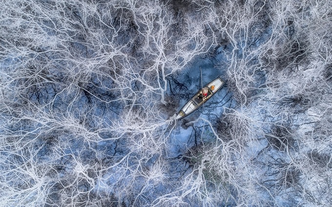 Vietnamese photographer wins first prize at International Drone Photo Awards - 1