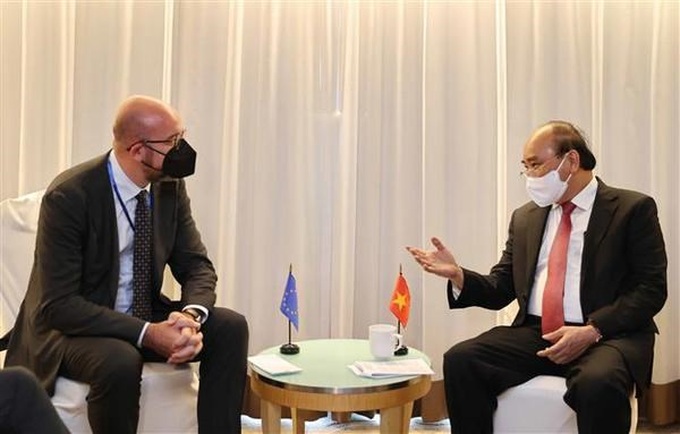 President holds bilateral meetings with foreign leaders in New York - 1