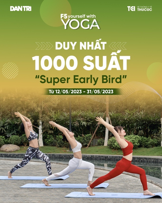 Big promotions for F5 Yourself with Yoga in Hanoi - 1