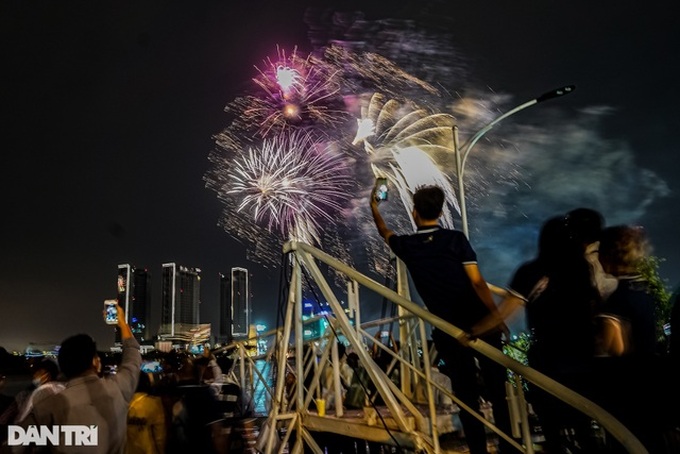 Firework lit up on New Year's Eve - 8 Firework lit up on New Year's Eve - 8