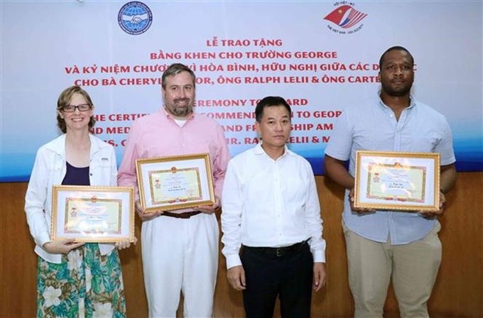 George School honoured for fostering US-Vietnam friendship - 1