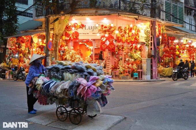 Hanoi streets colourful ahead of Tet - 11 Hanoi streets colourful ahead of Tet - 11