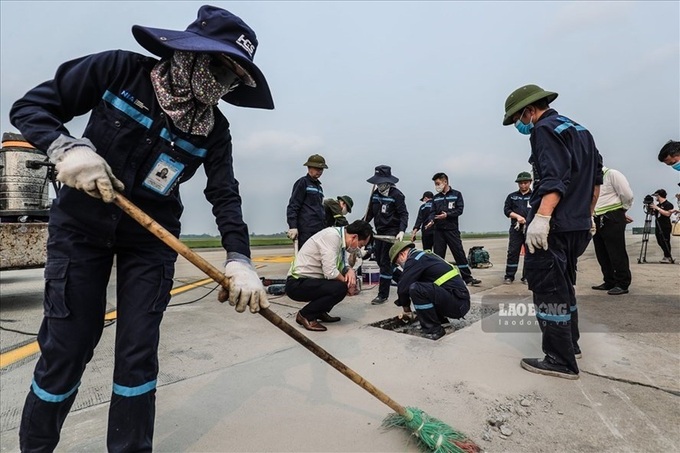 Noi Bai airport taxiway resumes operation after upgrade - 1 Noi Bai airport taxiway resumes operation after upgrade - 1