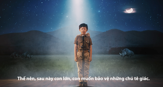Heartwarming ad to reduce rhino horn consumption takes flight in Vietnam - 1