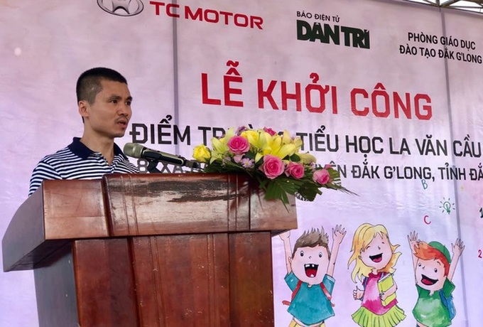 Construction starts on Dantri school site in Dak Nong - 2
