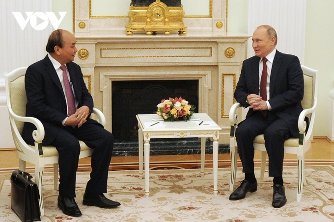 Vietnamese and Russian Presidents hold high-level talks - 1