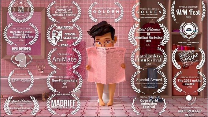 Vietnamese girl wins 53 int’l awards for 3D animated short film - 1 Vietnamese girl wins 53 int’l awards for 3D animated short film - 1