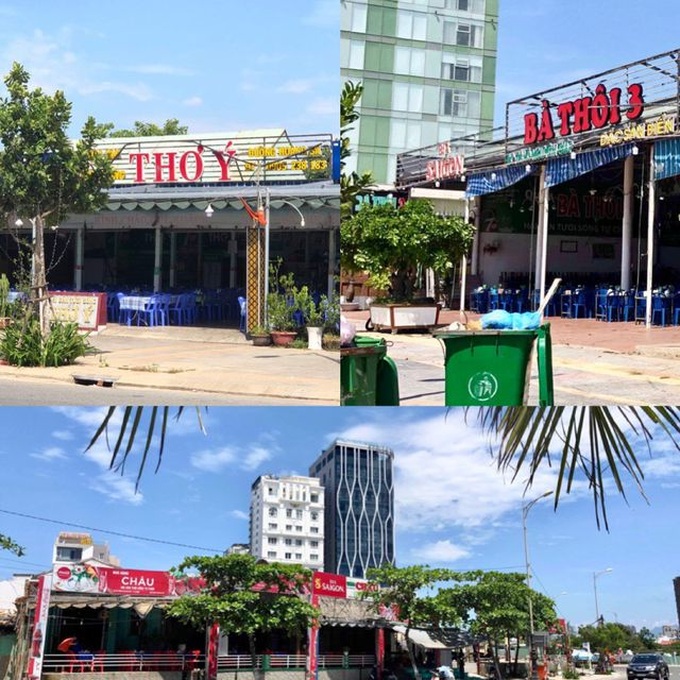 Danang beachfront restaurants illegally built - 1