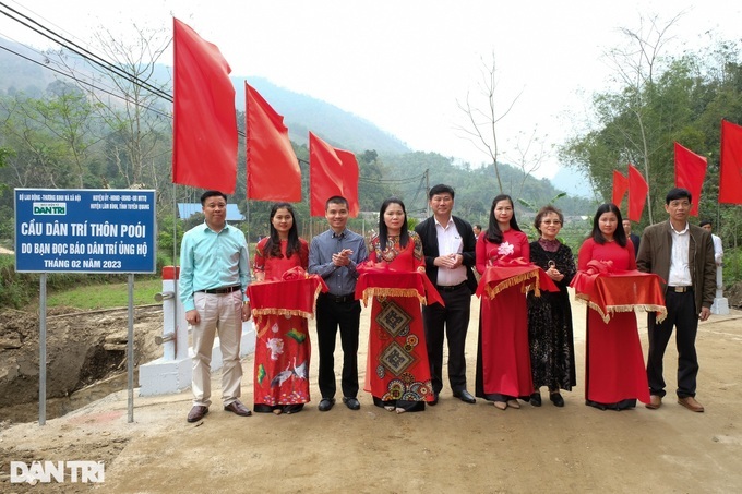 New Dantri bridge opens in Tuyen Quang - 1 New Dantri bridge opens in Tuyen Quang - 1
