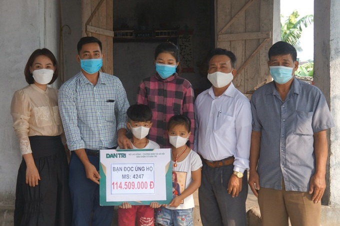 Dantri/DTiNews readers support poor widow in Nghe An - 1