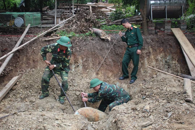 350-kg wartime bomb found in Son La construction site - 1