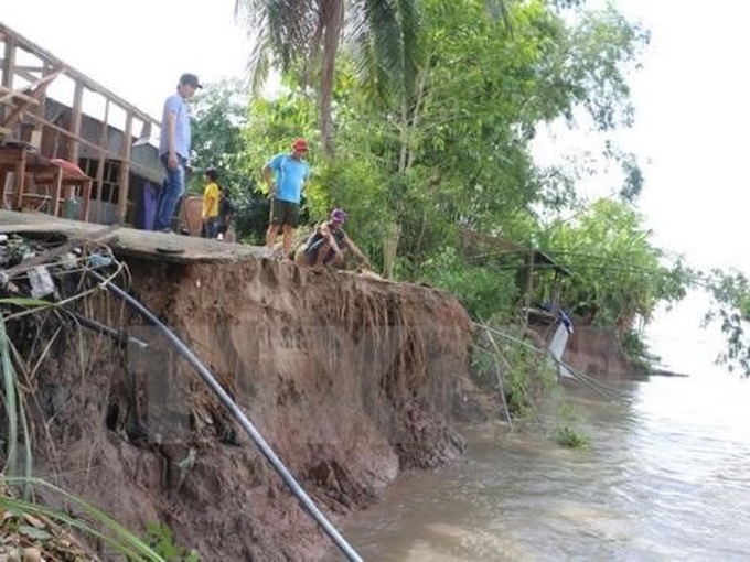 Low-lying Mekong Delta deals with worsening land subsidence - 1 Low-lying Mekong Delta deals with worsening land subsidence - 1