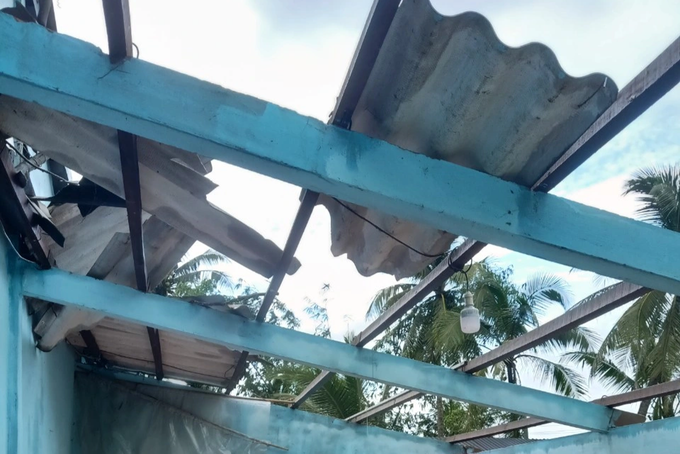 46 houses damaged in Vinh Long whirlwind - 1