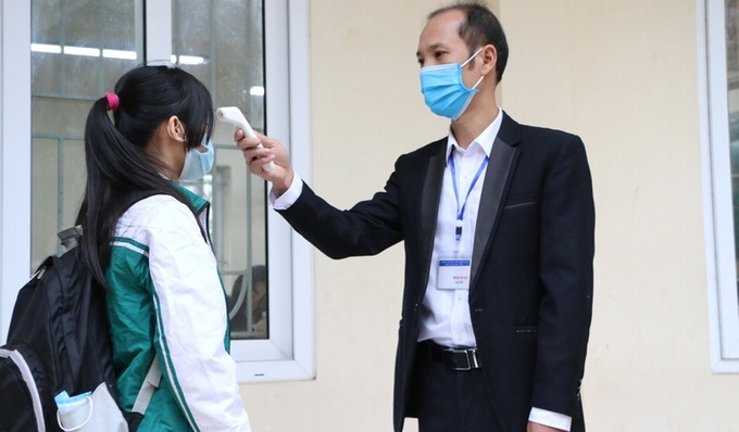 Parents and teachers support school reopening in Hanoi - 1 Parents and teachers support school reopening in Hanoi - 1