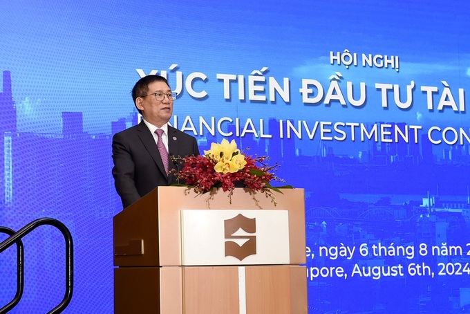 Finance Minister introduces Vietnam’s stock market potential in Singapore - 1 Finance Minister introduces Vietnam’s stock market potential in Singapore - 1