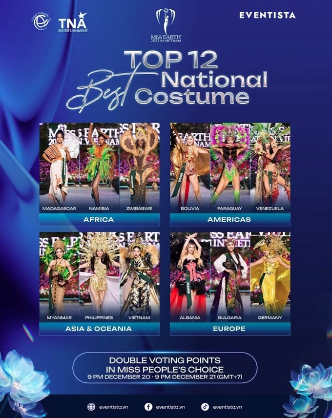 Vietnamese beauty makes Top 12 Best National Costume at Miss Earth 2023 - 1 Vietnamese beauty makes Top 12 Best National Costume at Miss Earth 2023 - 1