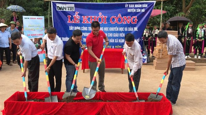 Dantri/DTiNews help to build new classrooms in Lai Chau - 1 Dantri/DTiNews help to build new classrooms in Lai Chau - 1